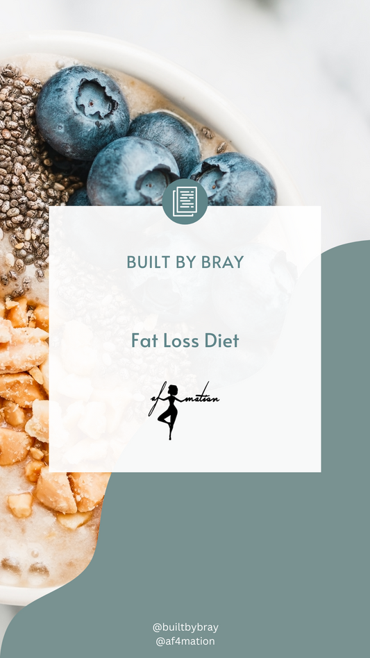 Fat Loss Diet Plan @BuiltbyBray (digital file)